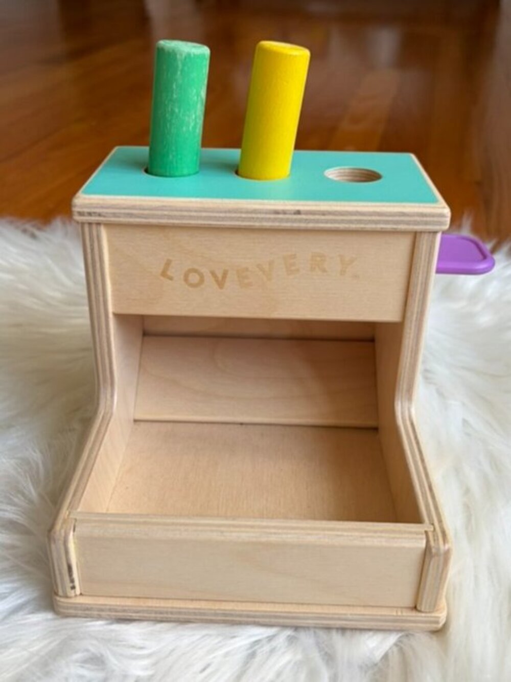 Lovevery Wooden Peg Drop The Thinker